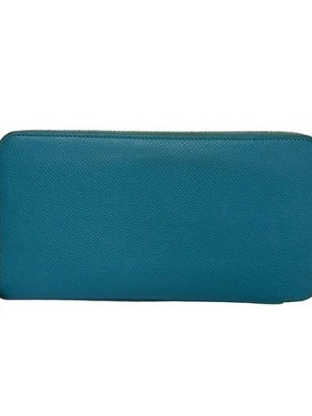HERMES Azap Long Silkin Blue du nord Veau Epsom D Long Wallet